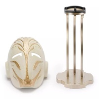 Star Wars Galaxy's Edge Jedi Temple Guard Mask Collectible with Display Stand