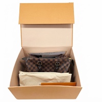 Louis Vuitton Speedy 30 Bandouliere Damier Ebene Brown Handbag + COA