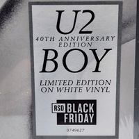 U2 Boy 40th Anniversary Limited Edition White Vinyl LP RSD Black Friday