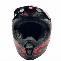 RXT A-727 Shotgun Moto Motocross Helmet Red Black Medium Off-Road MX SG