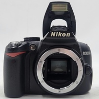 Nikon D3000 10.2MP DSLR Camera Body Only with Battery & Charger