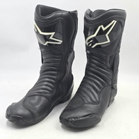 Alpinestars SMX-6 V2 Motorcycle Boots Black Size 41 EUR 7.5 US 26 JPN