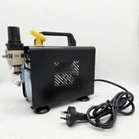 1/5 HP Mini Air Compressor 1450 RPM 23L/Min Portable Airbrush Hobby Tool