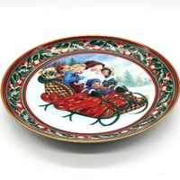 Princess House 1998 The Sleigh Ride Porcelain Collector Plate Christmas Decor