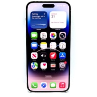 Apple iPhone 14 Pro Max Silver 128GB MQ9Q3ZP/A Unlocked 6.7 Inch Smartphone