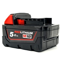 Milwaukee M18 18V RedLithium-Ion 5.0Ah Extended Capacity Battery Pack M18B5