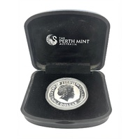 2008 Perth Mint 1oz Gold Gilded Koala 99.9% Silver $1 Dollar Coin Case