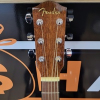 Fender CD-60SCE Left-Handed Dreadnought Acoustic Electric Guitar Natural