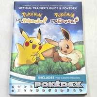 Pokemon Let's Go Pikachu & Eevee Official Guide Pokedex with Stickers & Kanto Map