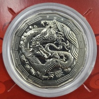 2024 Royal Australian Mint 50c Year of the Dragon Tetradecagon Uncirculated Coin