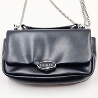 GUESS Sunset Blvd VY993419 Black Top Handle Chain Crossbody Bag