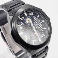 Police Wadden PL15654JSB.02M Mens Quartz Multifunction Watch Black Steel