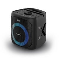 BlueAnt X4-BK 50W Portable Bluetooth Party Speaker Black with Microphone