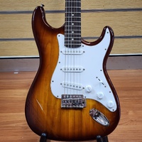 Sunburst Strat Style Electric Guitar 6 String SSS Pickups