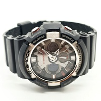 Casio G-Shock GA-200-1A Series Analog Digital Mens Watch Black 200M