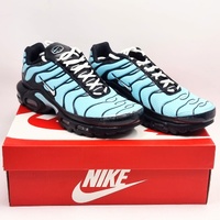 Nike Air Max Plus TN Aqua Silver Black Mens US 9 Sneakers CV8838-400 With Box