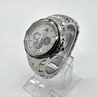 Seiko Coutura V194-0AB0 Mens Solar Chronograph Watch Silver 100M