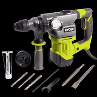 Ryobi RSDS1500-K 1500W SDS+ Corded Rotary Hammer Drill Kit Case & Accessories