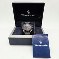 Maserati Traguardo Chronograph Quartz Men Watch Mesh Steel R8873612005