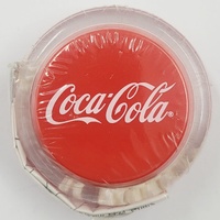 Coca-Cola Promotional Yo-Yo Red Clear Coke Advertising Collectable Toy New