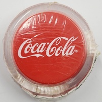 Coca-Cola Promotional Yo-Yo Red Clear Coke Advertising Toy Collectable New