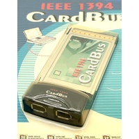 Legacy IEEE 1394 FireWire 2-Port CardBus PCMCIA Laptop Adapter Card