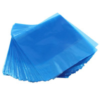 Box of 100 Tattoo Machine Protective Cover Bags Translucent Blue 130 x 130mm