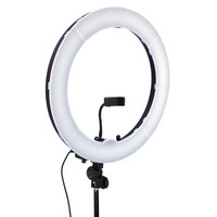 Hakutatz 19" 48cm Dimmable LED Ring Light with Tripod for Tattoo Artists