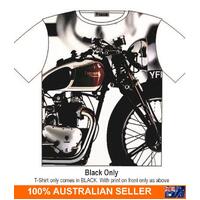 Vintage Triumph Motor Cycle T Shirt Street Fashion Mens Ladies  AU STOCK [Size: M - 40in/102cm Chest]