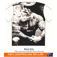 Tattooed Biker Body Builder T Shirt Street Fashion Mens Ladies  AU STOCK [Size: L - 42in/107cm Chest]