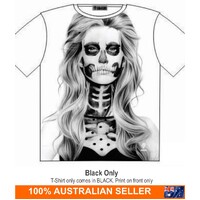 Voodoo tattoo Babe T Shirt Street Fashion Mens Ladies  AU STOCK [colour: Black] [Size: M - 40in/102cm Chest]