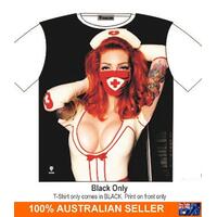 T-Shirt Help Me Nurse with Attitude Street Fashion Mens Ladies AU STOCK