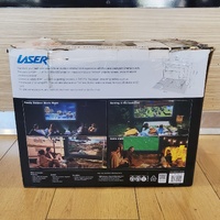 Laser Outdoor Cinema Bundle 144" Projector & Soundbar Bluetooth HDMI USB
