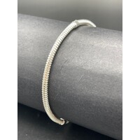 Ladies Sterling Silver Snake Link Bracelet (New)