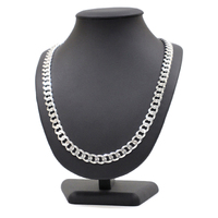 Necklace Chain Sterling Silver 925 solid Heavy Curb Link  61cm 99 Grams NEW