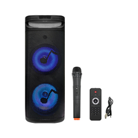 NEW Party Speaker Dual 10 inch Portable Wireless Bluetooth with Colourful Lights by Sing-E