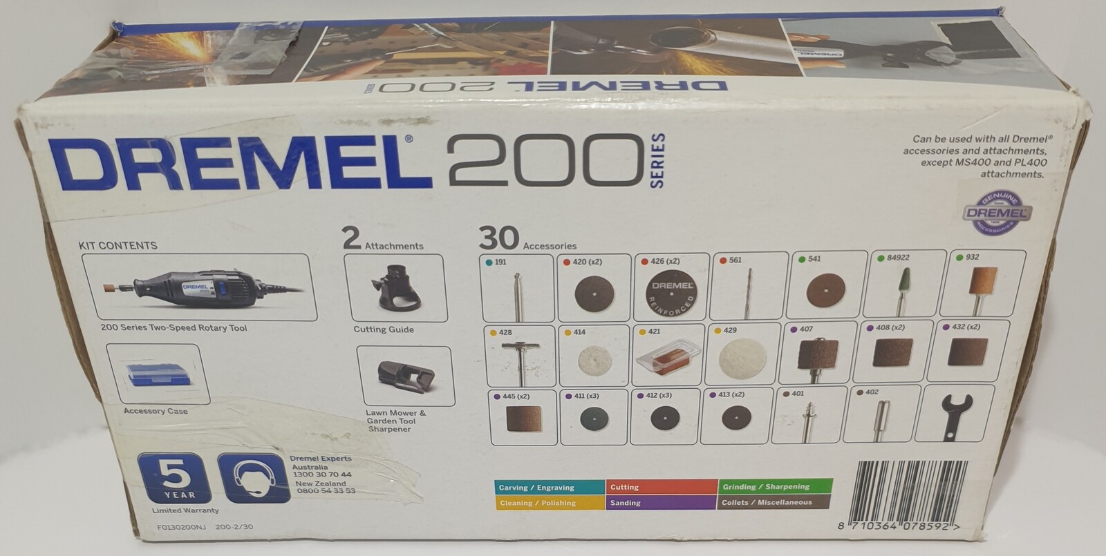 Dremel 2002/30 240V 200 Series 2Speed Rotary Tool Kit w