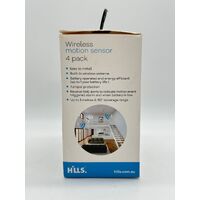 Hills Wireless Motion Sensor 4 Pack S6319A Battery Operated Home Security System