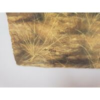 Andrew Bone The Dust Storm Collectable Framed Art Work With Certificate