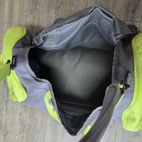 Fox Racing Motocross Gear Bag Duffle Green Grey Carry Bag 3 Pockets