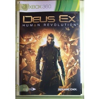 Deus Ex Human Revolution Microsoft Xbox 360 Game disc