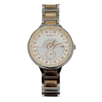 Mimco Remi Timepiece Silver and Rose Gold Toned Ladies 40mm Watch