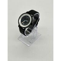 Terrance Williams x Uncle Jack Unisex 34mm Black Leather Band Watch