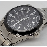 Citizen Eco-Drive GN-4W-S Mens Analog Silver Stainless Steel Watch 100m WR
