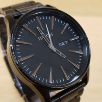 Nixon Men's Watch Sentry Stainless Steel All Black A356-1147-00 (Preowned)