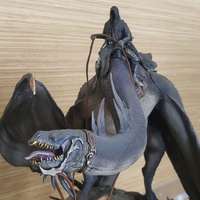 Iron Studios WBLOR23819-10 The Lord of the Rings 1/20 Fell Beast Diorama Statue