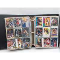 Fleer 94-95 Assorted Basketball Cards Approx. 1000 Collectable Cards in Folder 