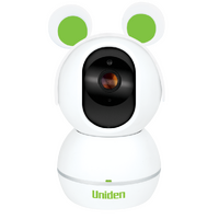 Uniden Smart WiFi Baby Monitor BW150R Pan and Tilt with Silicone Ears