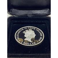 1oz Queen Elizabeth II Proof Coin Battle of Hampton Roads 1862 (Pre-Owned)