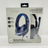 Sonic B Hi-Res Stereo Multi-Device Universal Headset (New Never Used)